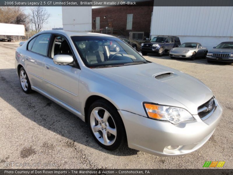 Brilliant Silver Metallic / Off-Black 2006 Subaru Legacy 2.5 GT Limited Sedan