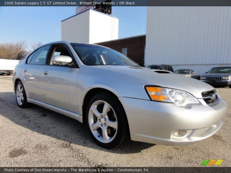 Brilliant Silver Metallic / Off-Black 2006 Subaru Legacy 2.5 GT Limited Sedan