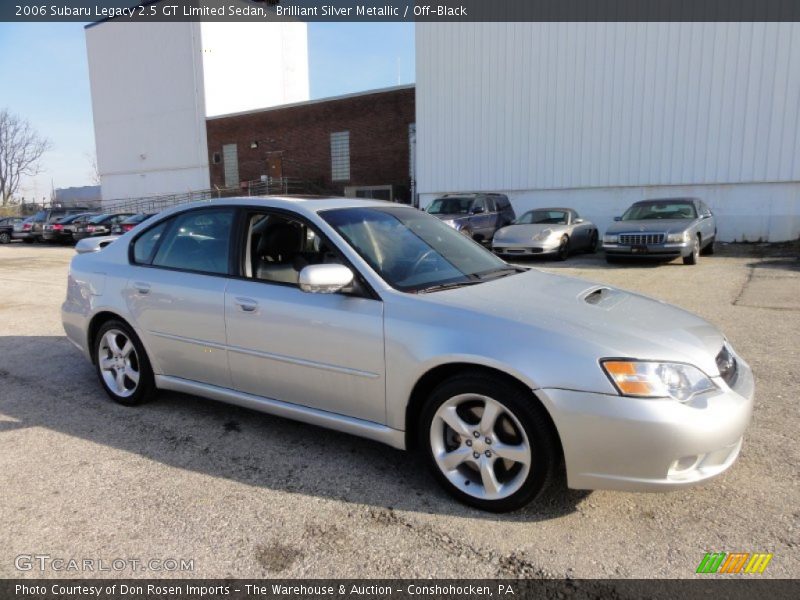 Brilliant Silver Metallic / Off-Black 2006 Subaru Legacy 2.5 GT Limited Sedan