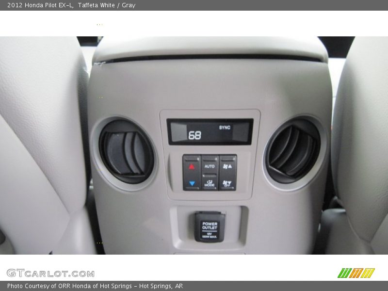 Taffeta White / Gray 2012 Honda Pilot EX-L