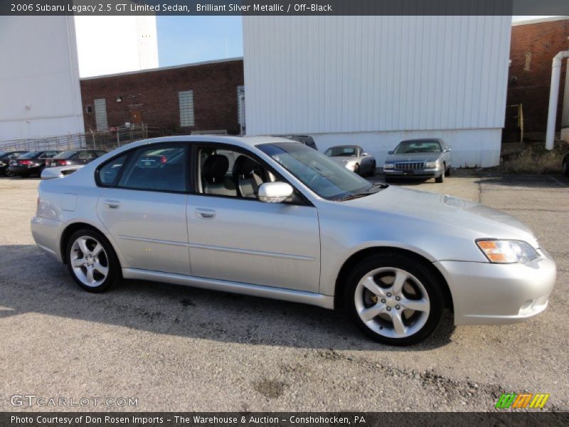 Brilliant Silver Metallic / Off-Black 2006 Subaru Legacy 2.5 GT Limited Sedan