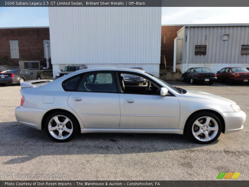 Brilliant Silver Metallic / Off-Black 2006 Subaru Legacy 2.5 GT Limited Sedan