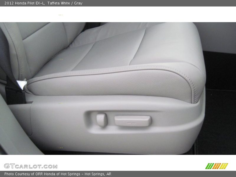 Taffeta White / Gray 2012 Honda Pilot EX-L