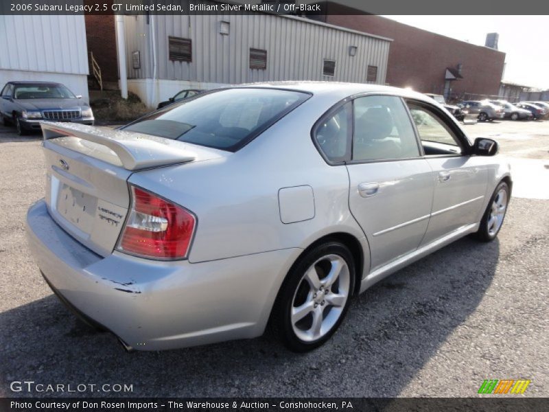 Brilliant Silver Metallic / Off-Black 2006 Subaru Legacy 2.5 GT Limited Sedan