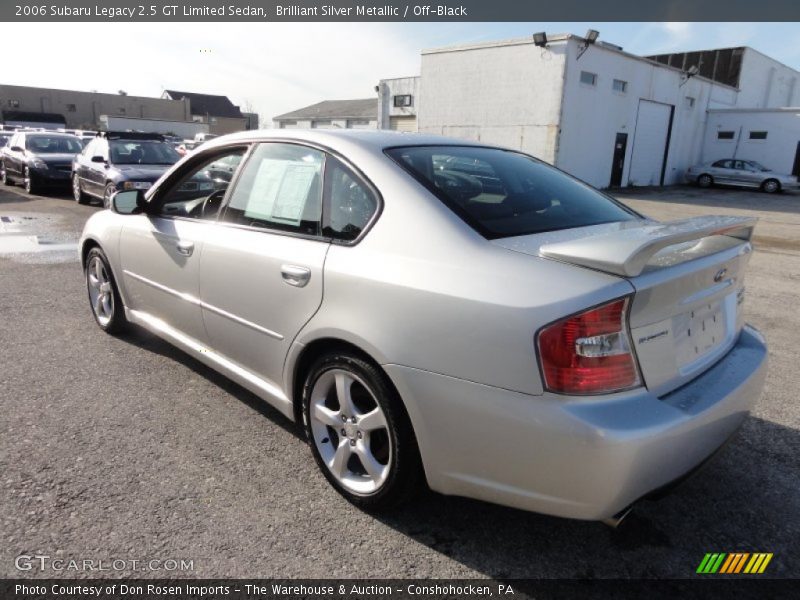 Brilliant Silver Metallic / Off-Black 2006 Subaru Legacy 2.5 GT Limited Sedan