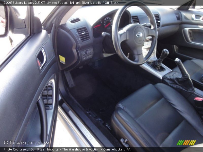 Brilliant Silver Metallic / Off-Black 2006 Subaru Legacy 2.5 GT Limited Sedan