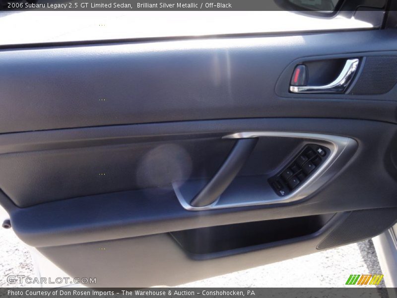 Brilliant Silver Metallic / Off-Black 2006 Subaru Legacy 2.5 GT Limited Sedan