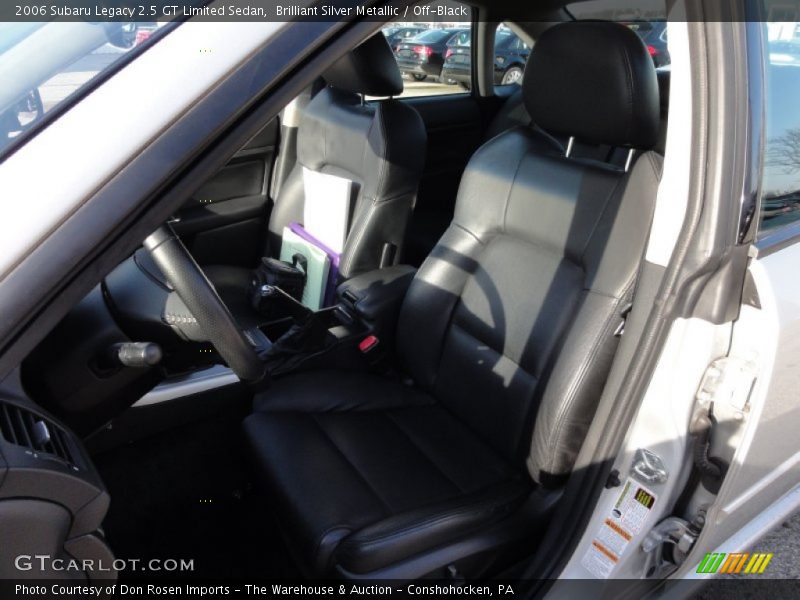 Brilliant Silver Metallic / Off-Black 2006 Subaru Legacy 2.5 GT Limited Sedan