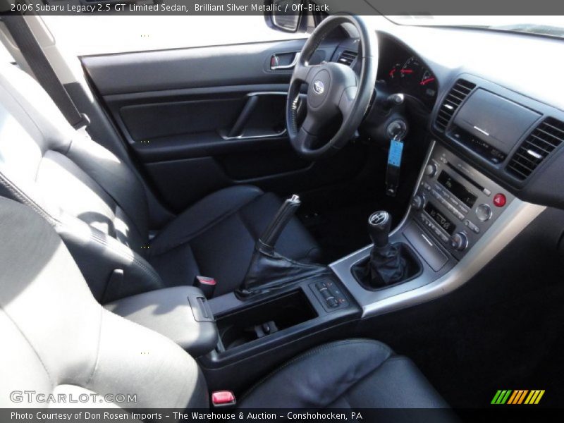 Brilliant Silver Metallic / Off-Black 2006 Subaru Legacy 2.5 GT Limited Sedan