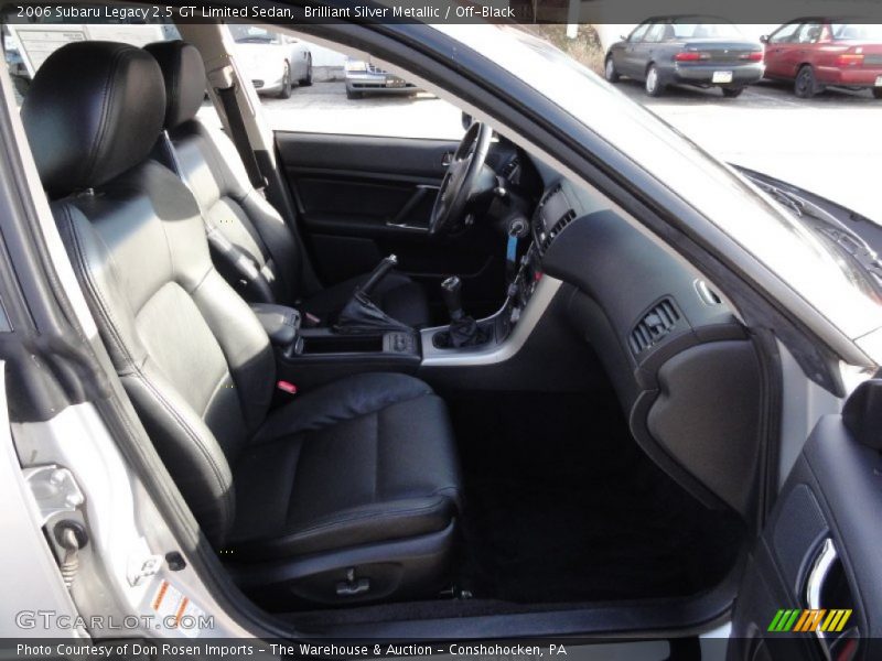 Brilliant Silver Metallic / Off-Black 2006 Subaru Legacy 2.5 GT Limited Sedan