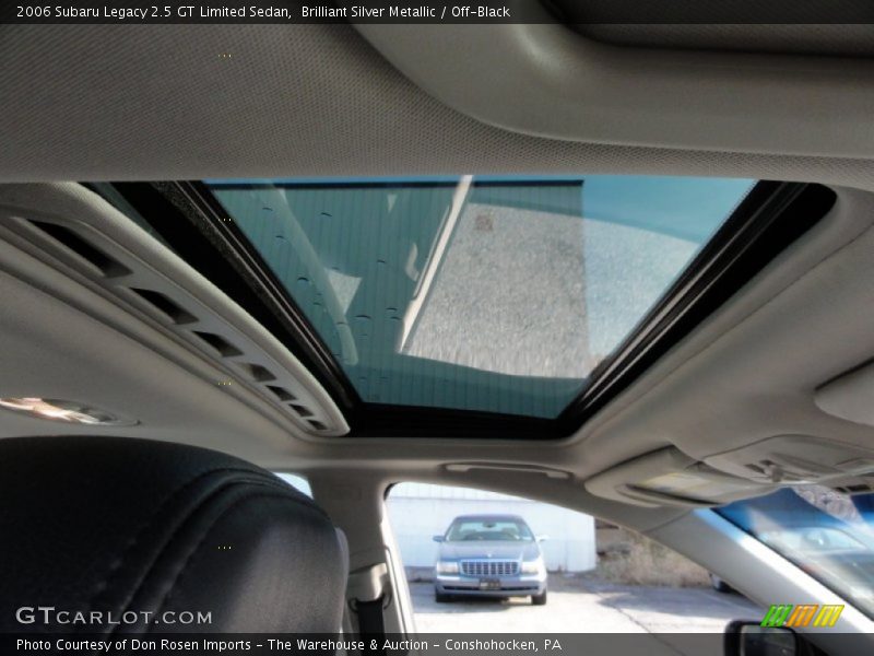 Brilliant Silver Metallic / Off-Black 2006 Subaru Legacy 2.5 GT Limited Sedan