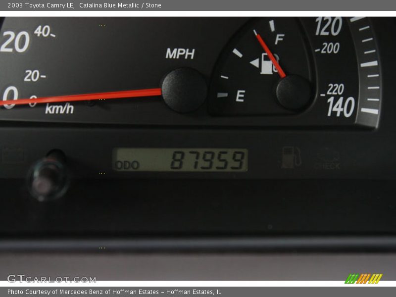 Catalina Blue Metallic / Stone 2003 Toyota Camry LE