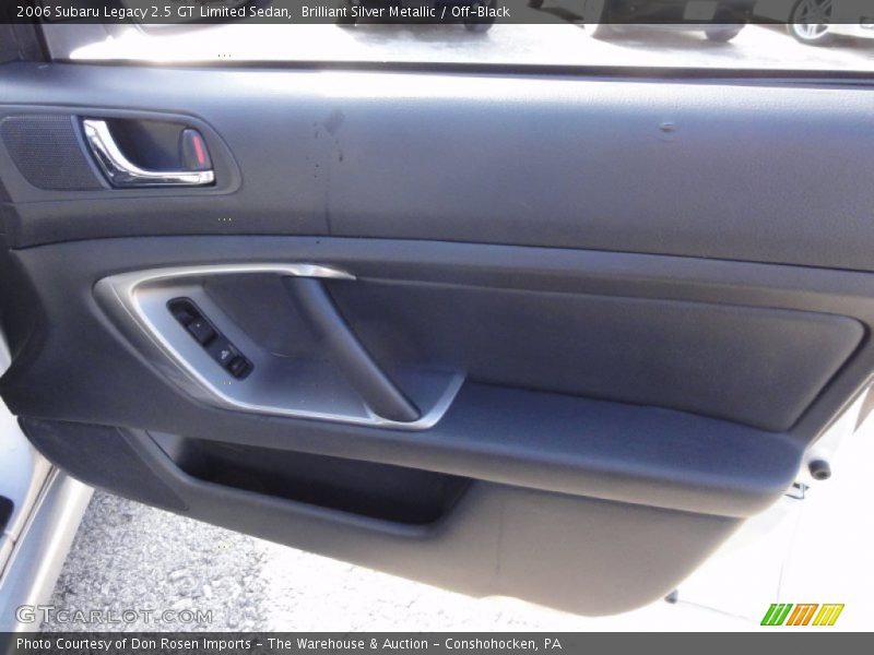 Brilliant Silver Metallic / Off-Black 2006 Subaru Legacy 2.5 GT Limited Sedan
