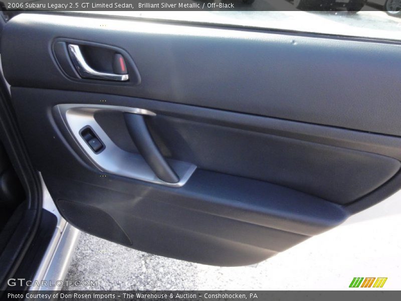 Brilliant Silver Metallic / Off-Black 2006 Subaru Legacy 2.5 GT Limited Sedan