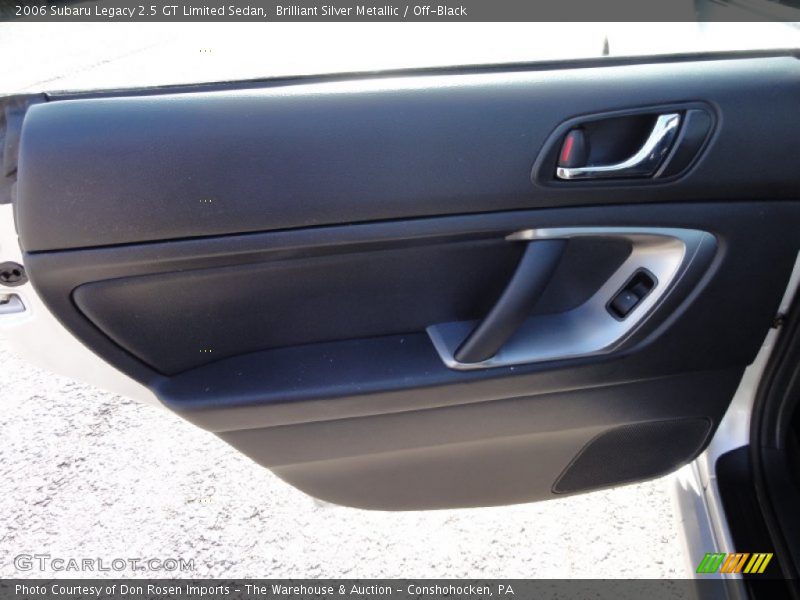 Brilliant Silver Metallic / Off-Black 2006 Subaru Legacy 2.5 GT Limited Sedan