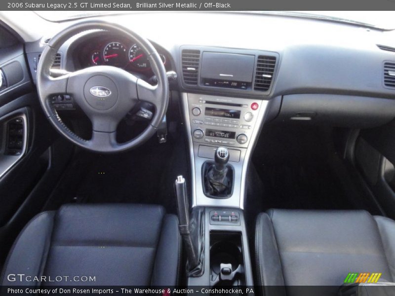 Brilliant Silver Metallic / Off-Black 2006 Subaru Legacy 2.5 GT Limited Sedan