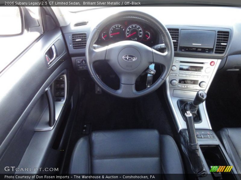 Brilliant Silver Metallic / Off-Black 2006 Subaru Legacy 2.5 GT Limited Sedan