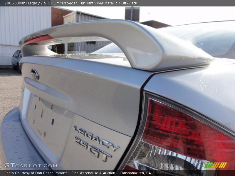 Brilliant Silver Metallic / Off-Black 2006 Subaru Legacy 2.5 GT Limited Sedan