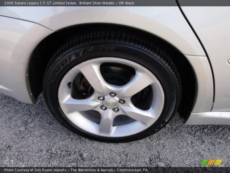 Brilliant Silver Metallic / Off-Black 2006 Subaru Legacy 2.5 GT Limited Sedan