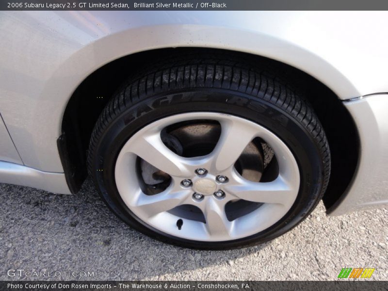 Brilliant Silver Metallic / Off-Black 2006 Subaru Legacy 2.5 GT Limited Sedan