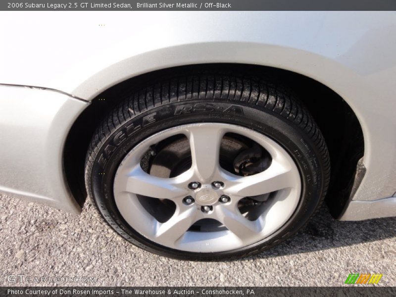 Brilliant Silver Metallic / Off-Black 2006 Subaru Legacy 2.5 GT Limited Sedan