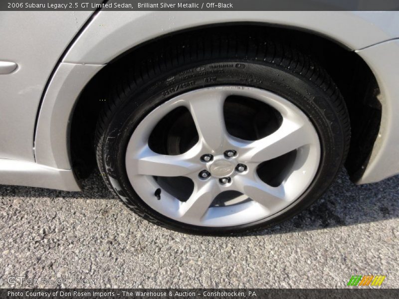 Brilliant Silver Metallic / Off-Black 2006 Subaru Legacy 2.5 GT Limited Sedan