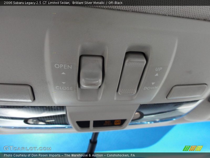 Brilliant Silver Metallic / Off-Black 2006 Subaru Legacy 2.5 GT Limited Sedan