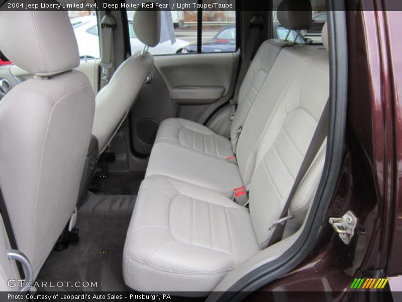 Deep Molten Red Pearl / Light Taupe/Taupe 2004 Jeep Liberty Limited 4x4