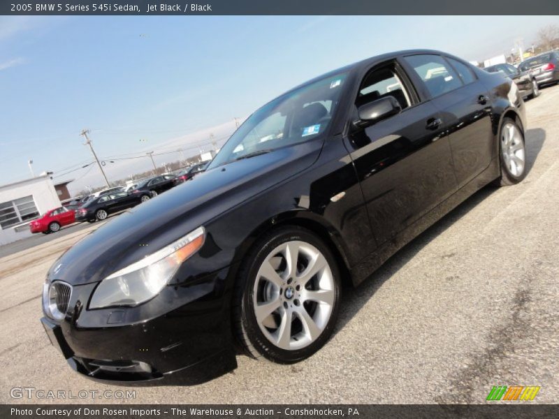 Jet Black / Black 2005 BMW 5 Series 545i Sedan