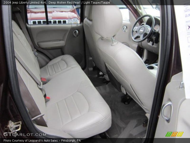 Deep Molten Red Pearl / Light Taupe/Taupe 2004 Jeep Liberty Limited 4x4