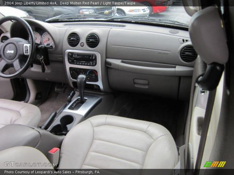 Deep Molten Red Pearl / Light Taupe/Taupe 2004 Jeep Liberty Limited 4x4