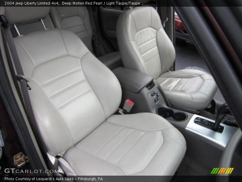Deep Molten Red Pearl / Light Taupe/Taupe 2004 Jeep Liberty Limited 4x4