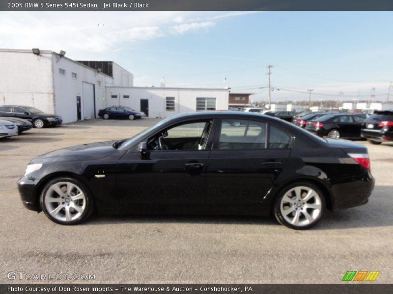 Jet Black / Black 2005 BMW 5 Series 545i Sedan
