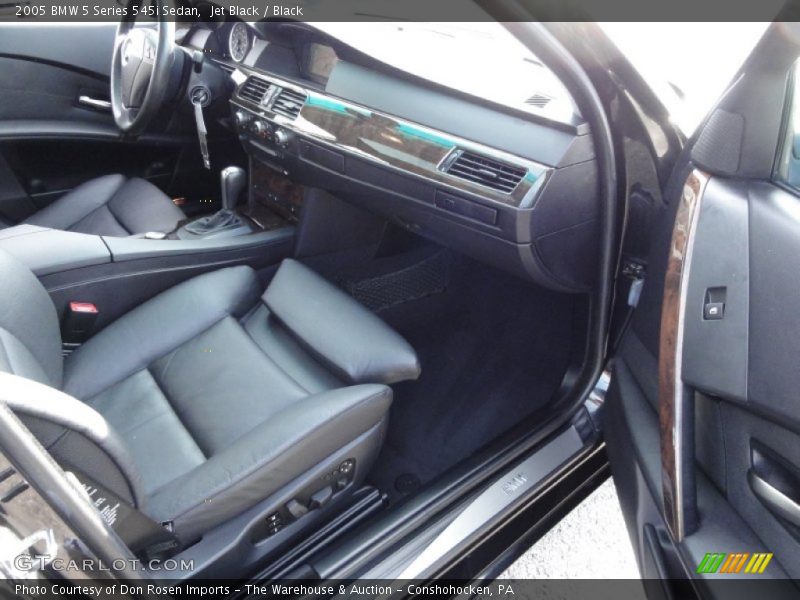 Jet Black / Black 2005 BMW 5 Series 545i Sedan
