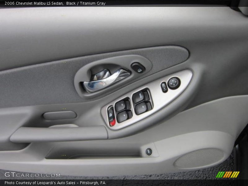 Black / Titanium Gray 2006 Chevrolet Malibu LS Sedan