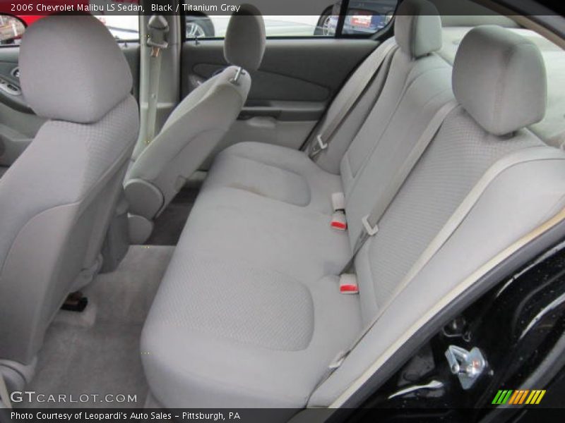 Black / Titanium Gray 2006 Chevrolet Malibu LS Sedan