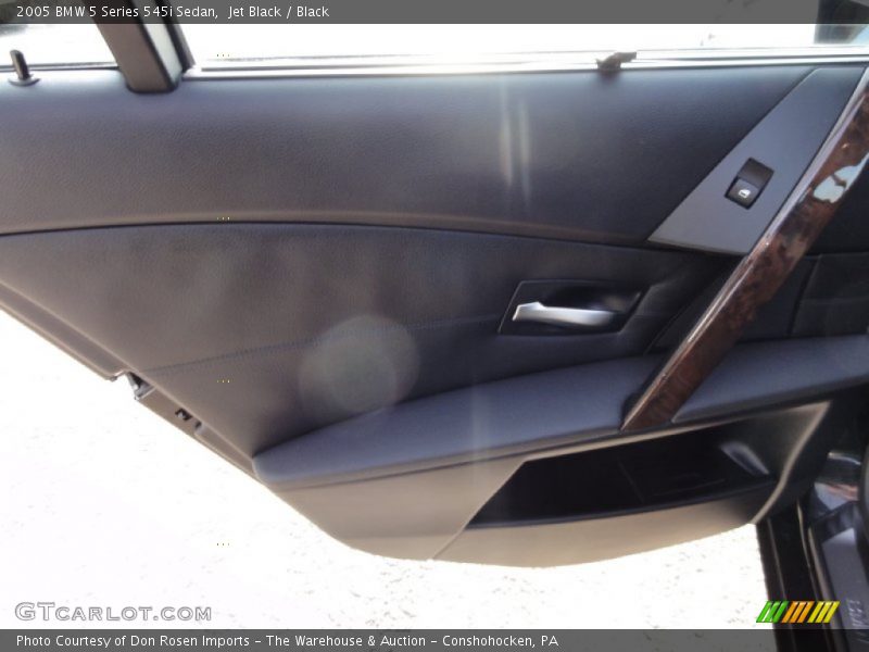 Jet Black / Black 2005 BMW 5 Series 545i Sedan