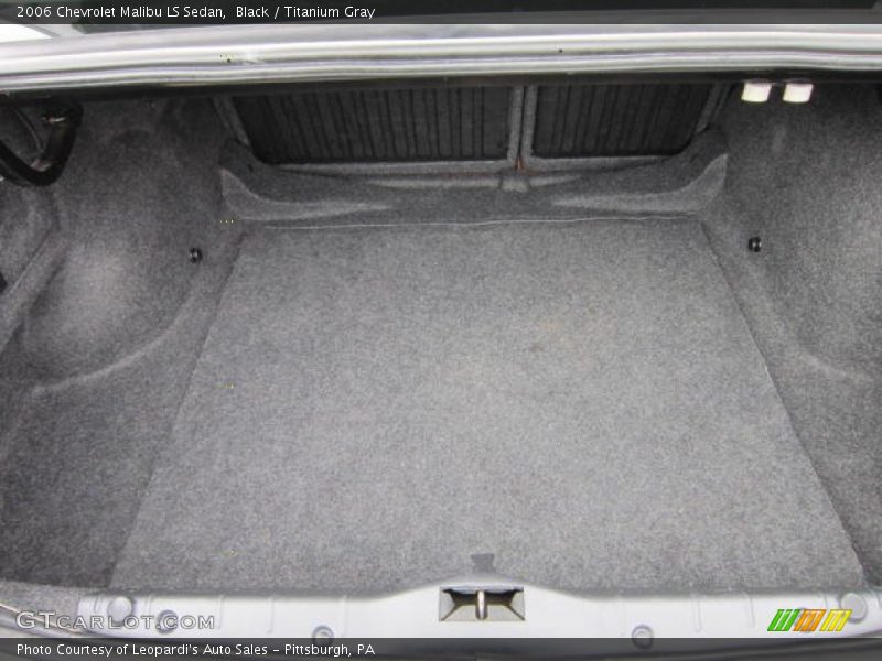 Black / Titanium Gray 2006 Chevrolet Malibu LS Sedan