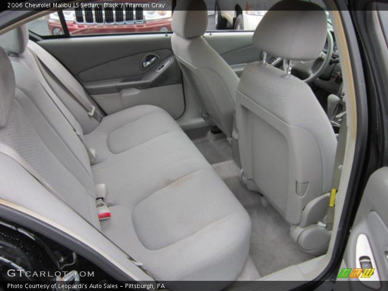 Black / Titanium Gray 2006 Chevrolet Malibu LS Sedan