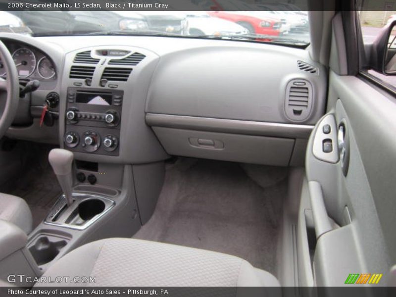 Black / Titanium Gray 2006 Chevrolet Malibu LS Sedan