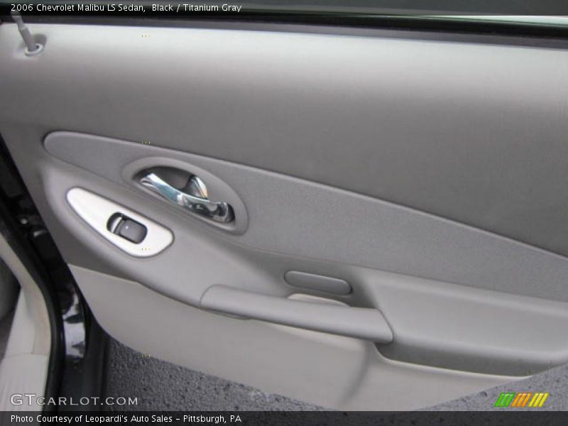 Black / Titanium Gray 2006 Chevrolet Malibu LS Sedan