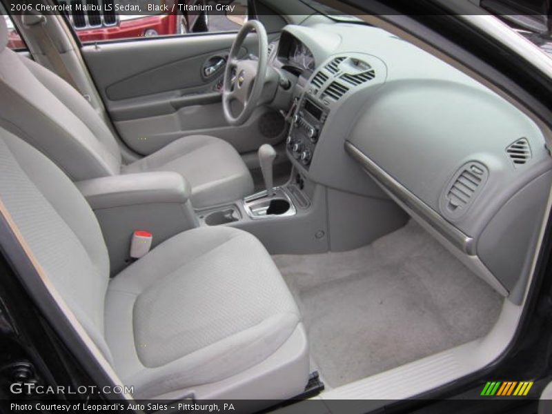 Black / Titanium Gray 2006 Chevrolet Malibu LS Sedan