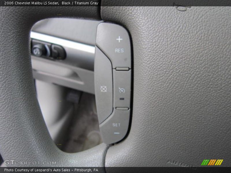 Black / Titanium Gray 2006 Chevrolet Malibu LS Sedan