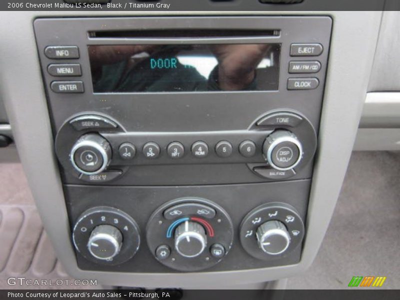Black / Titanium Gray 2006 Chevrolet Malibu LS Sedan