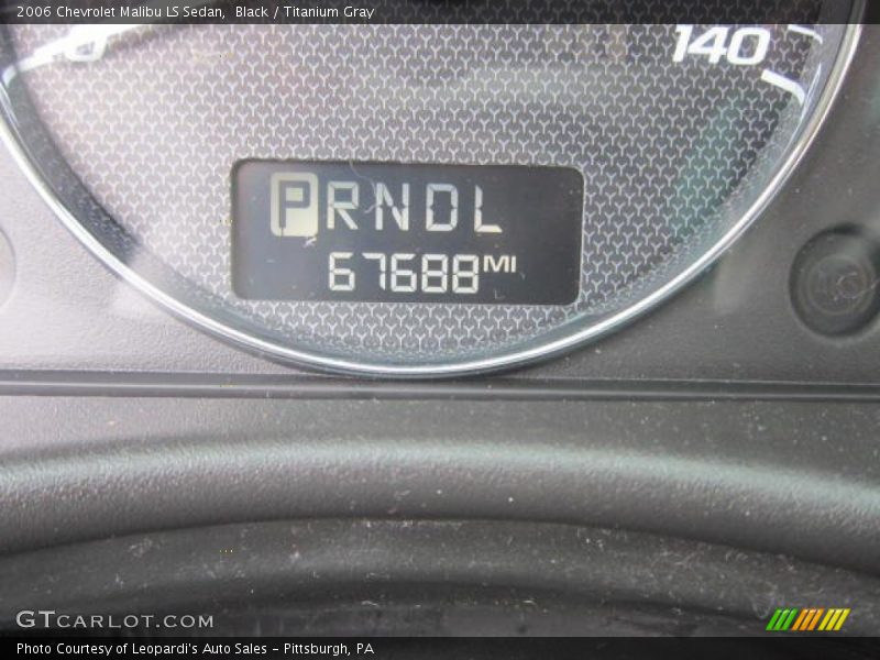 Black / Titanium Gray 2006 Chevrolet Malibu LS Sedan