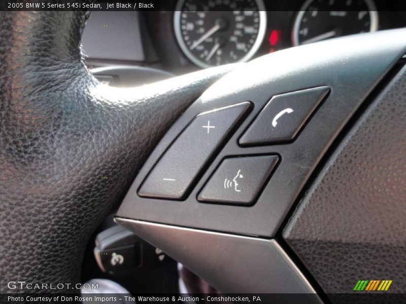 Jet Black / Black 2005 BMW 5 Series 545i Sedan