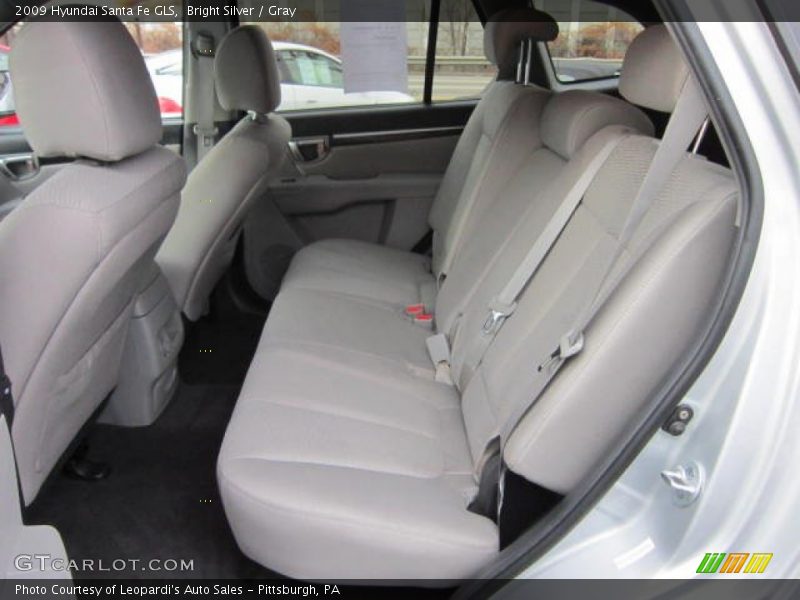 Bright Silver / Gray 2009 Hyundai Santa Fe GLS