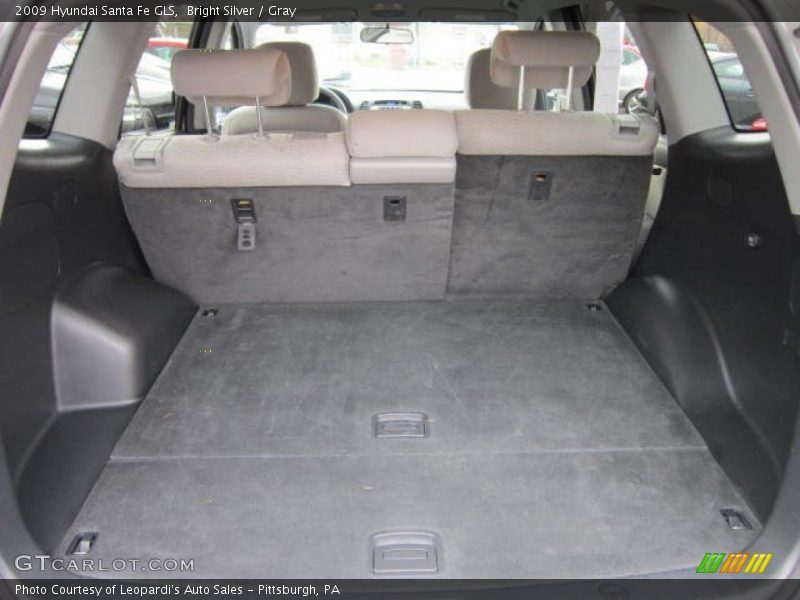 Bright Silver / Gray 2009 Hyundai Santa Fe GLS