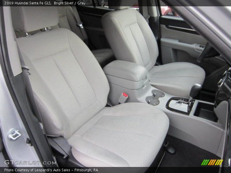 Bright Silver / Gray 2009 Hyundai Santa Fe GLS