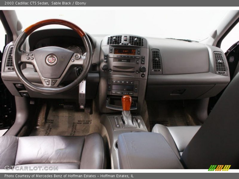 Sable Black / Ebony 2003 Cadillac CTS Sedan